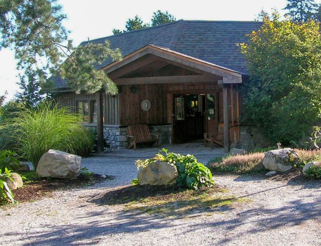 Gateway cabin at Hollyhock Cortes Island Retreat Centre