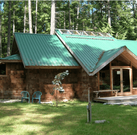 Meeting spaces in nature at Hollyhock Cortes Island Retreat Centre