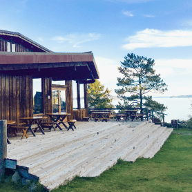 Meeting spaces in nature at Hollyhock Cortes Island Retreat Centre