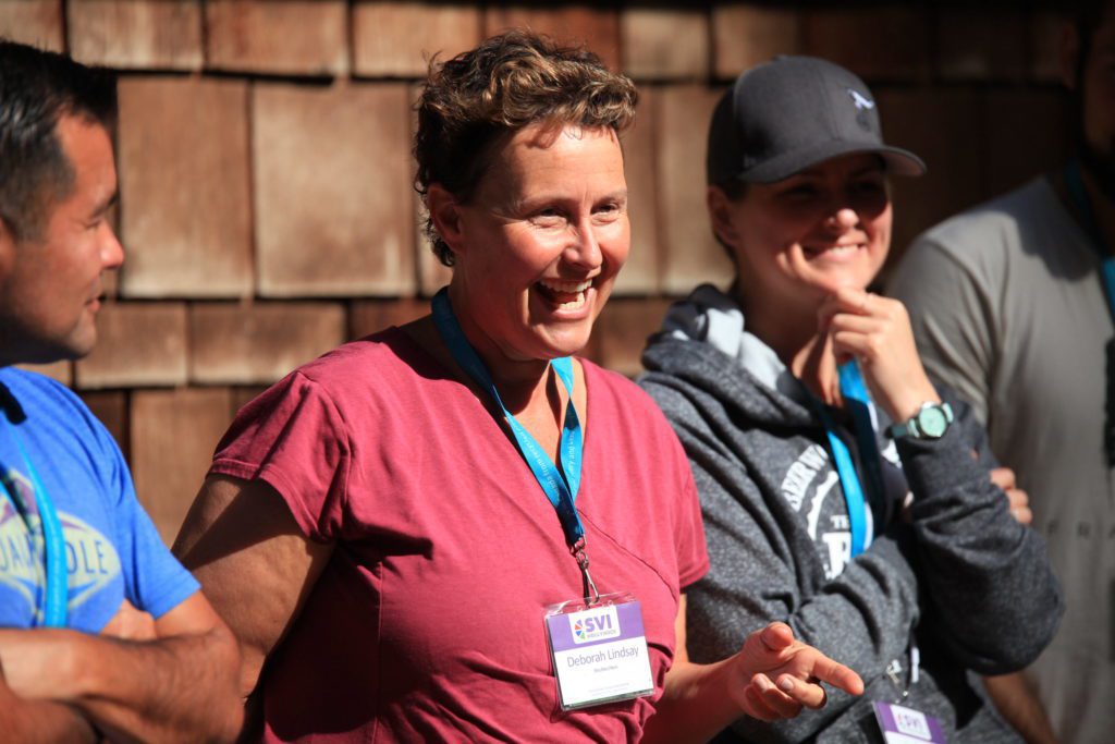 Deborah Lindsay in Hollyhock´s SVI program