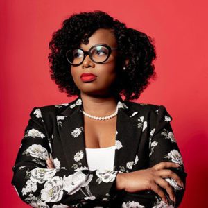 LaToia Jones crossing arms