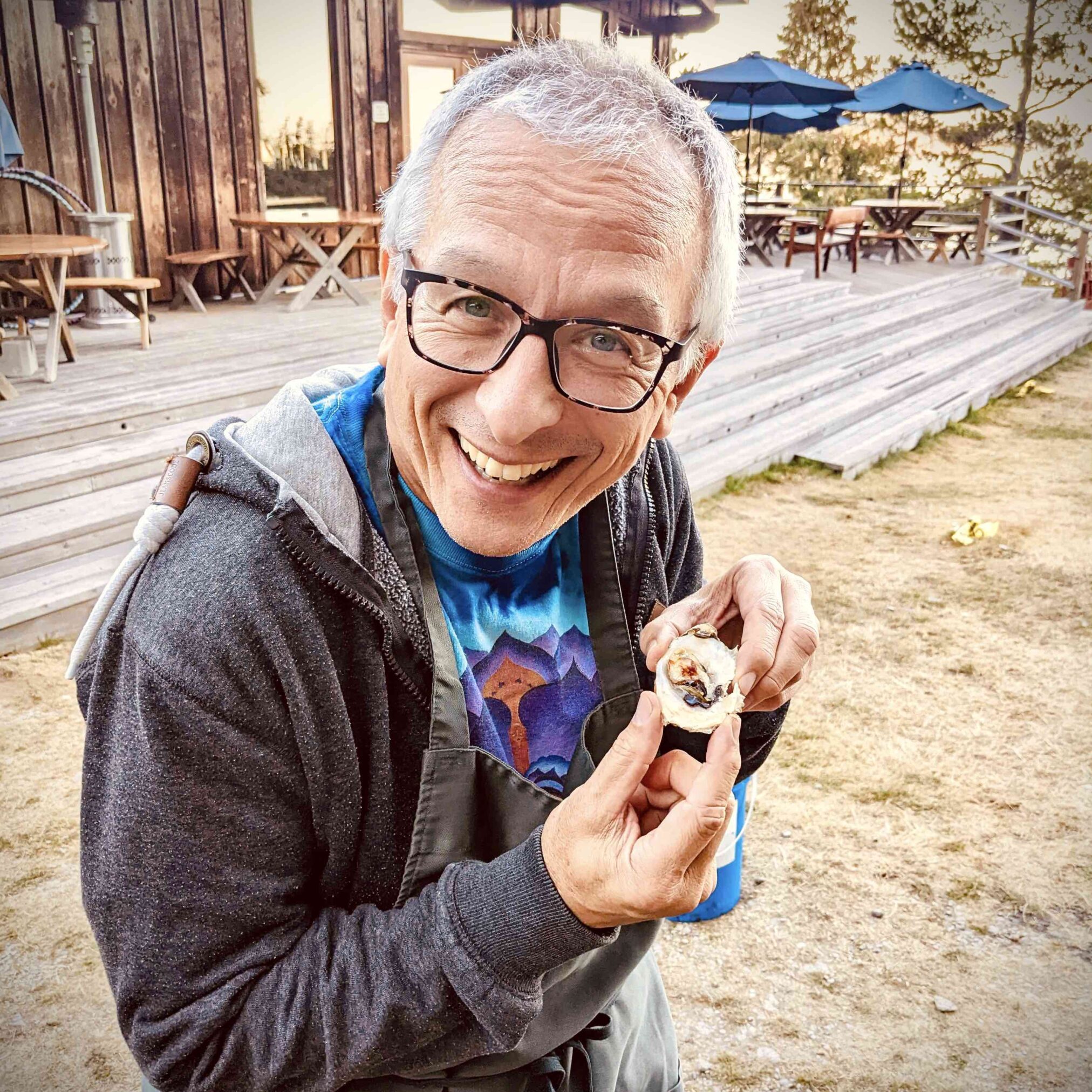 Hollyhock staff at Oyster BBQ